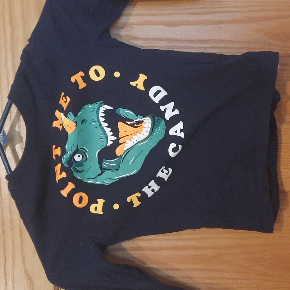 Old Navy Kids T-Rex Candy Long Sleeve Tee - Black